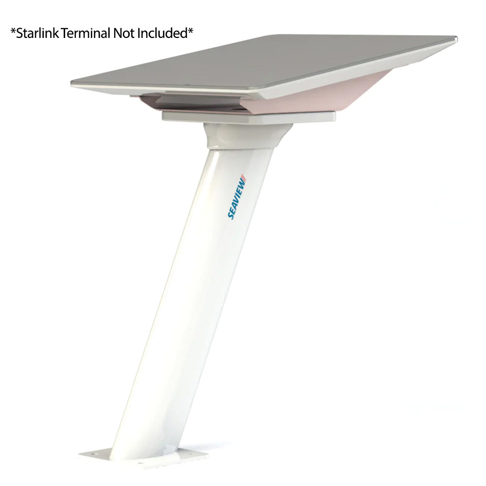 Seaview Starlink High Performance 24in Pedestal Mount with ADASTLKA Starlink Top Plate | SendIt Sailing
