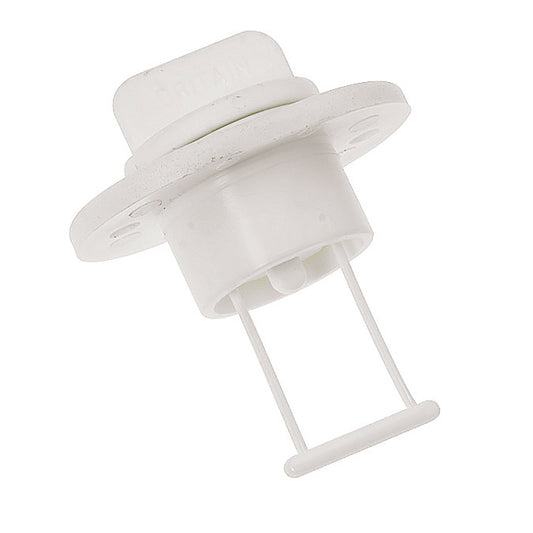 Barton Marine Drain Plug and Socket - White 15mm (19/32in) Bore