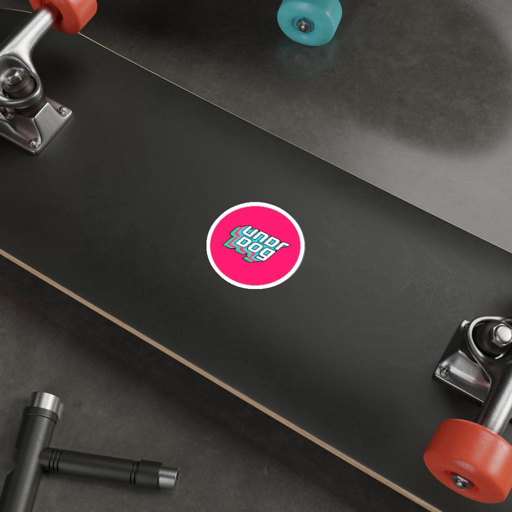 Undrdog Round Die-Cut Sticker