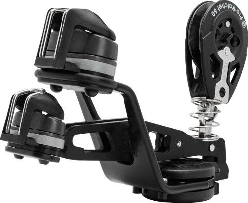 Allen Mainsheet Jammer Dual Arm Swivel Sma & Med Cleat And Block