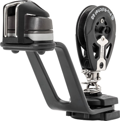 Allen Mainsheet Jammer Arm with Swivel Cleat And Block - A2160