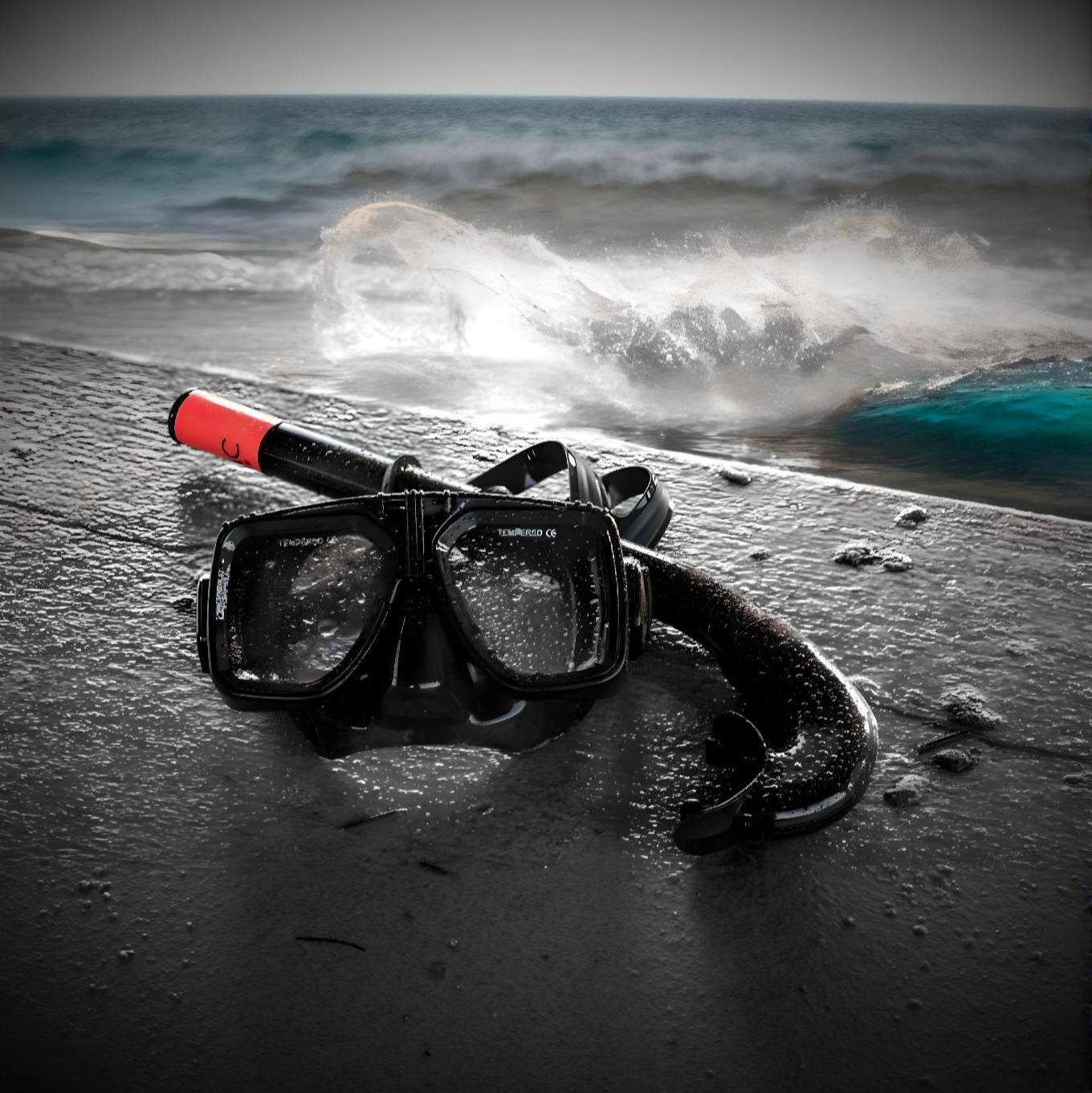 USCG Rescue Swimmer Dive Mask and Snorkel Combo