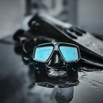 ATACLETE Low-Volume BUDS Twin Lens Dive Mask & Snorkel Combo