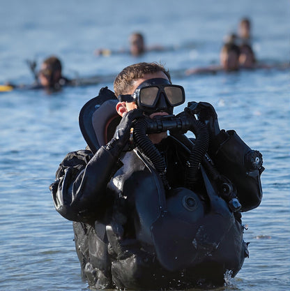 ATACLETE Low-Volume BUDS Twin Lens Dive Mask & Snorkel Combo