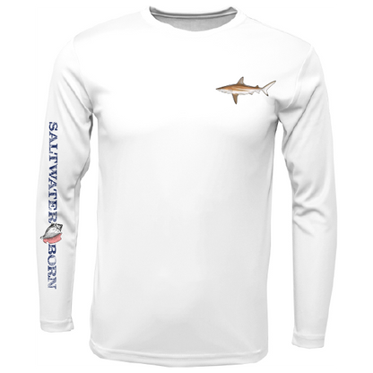 Clean Blacktip Long Sleeve UPF 50+ Dry-Fit Shirt
