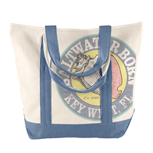 Saltwater Born Canvas Tote