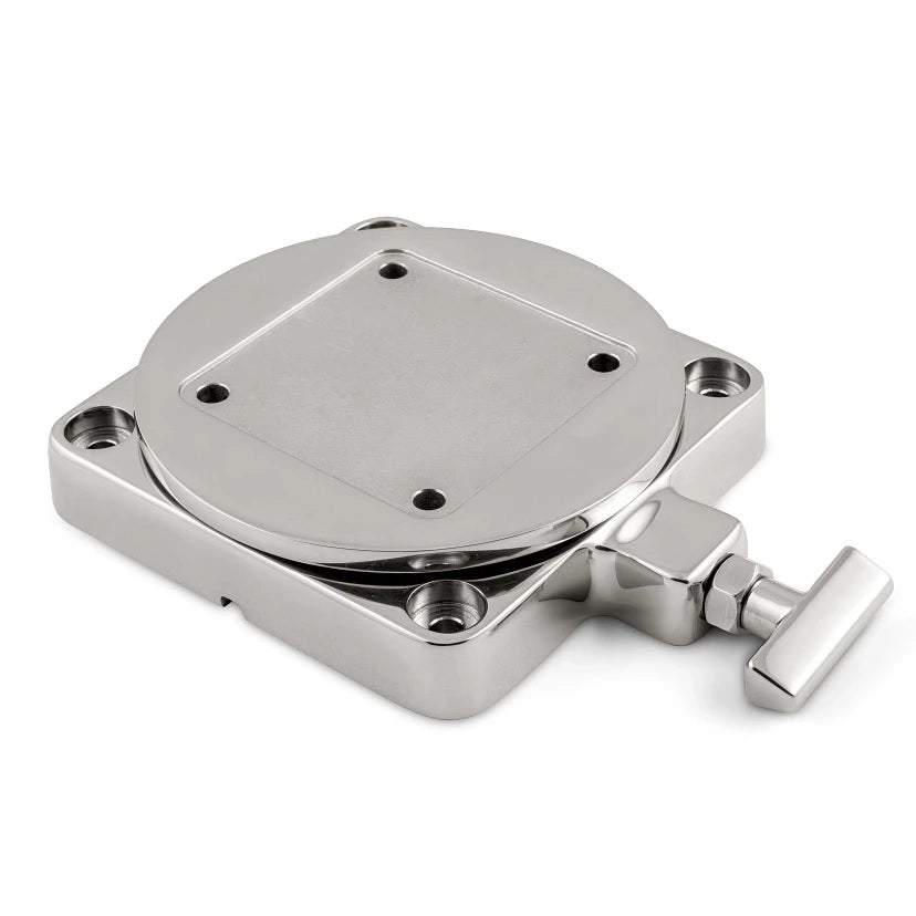 Cannon Low Profile Swivel Base Stanless Steel | SendIt Sailing