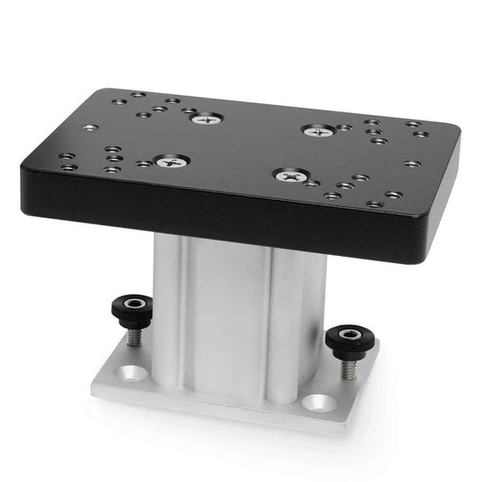 Cannon 4in Pedestal Mount Aluminum Fixed Base | SendIt Sailing