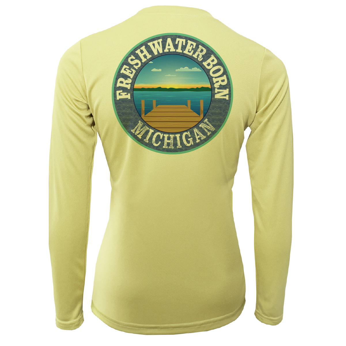 Michigan "Life is Better at the Lake" Women's Long Sleeve UPF 50+ Dry-Fit Shirt