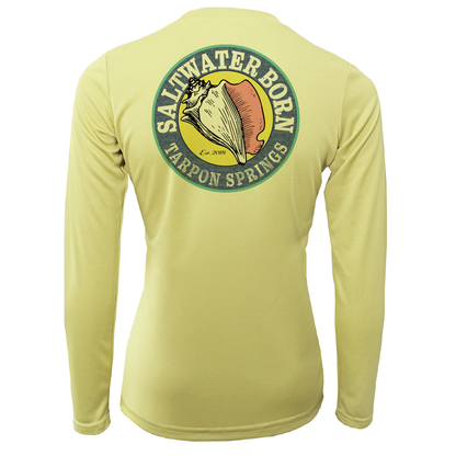 Tarpon Springs, FL "Saltwater Hair Don't Care" Long Sleeve UPF 50+ Dry-Fit Shirt