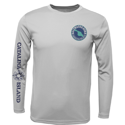 Catalina Island, CA Kraken Men's Long Sleeve UPF 50+ Dry-Fit Shirt