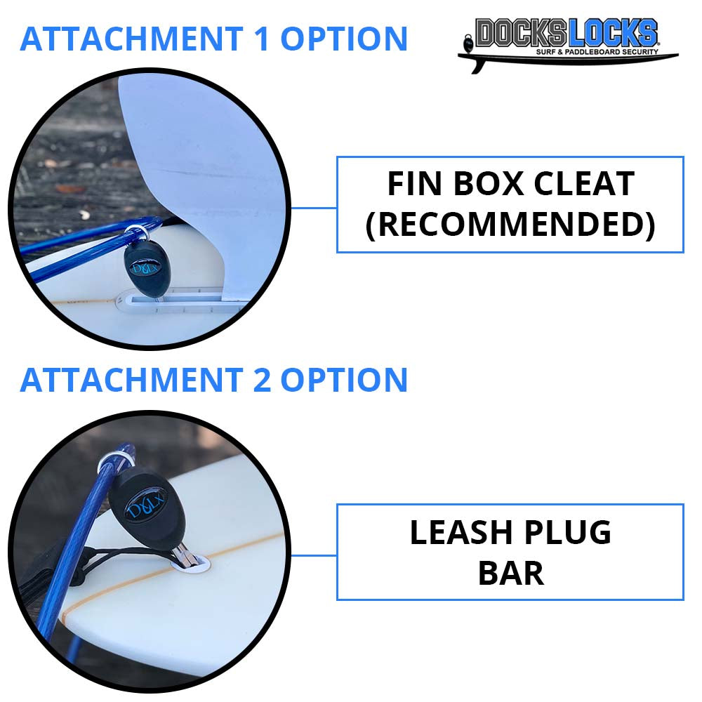 DocksLocks® Deluxe SUP Paddleboard Anti-Theft Security System with Paddle Lock | SendIt Sailing