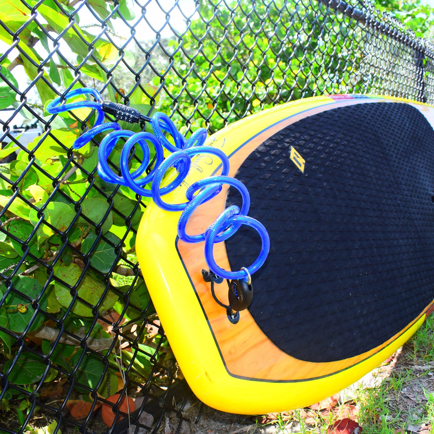 DocksLocks® Deluxe SUP Paddleboard Anti-Theft Security System with Paddle Lock | SendIt Sailing