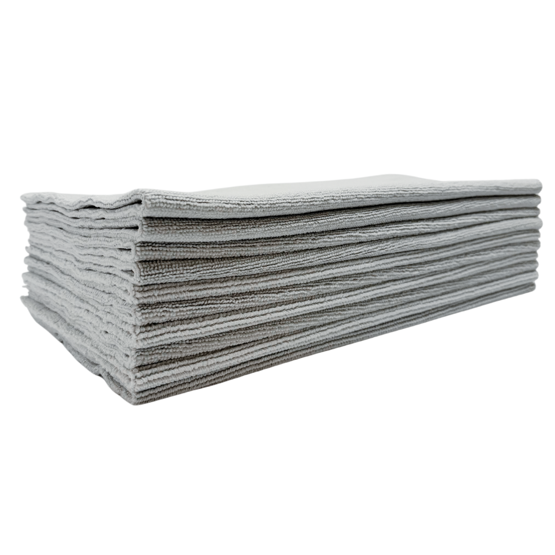 Grey Edgeless Microfiber - Pack of 10