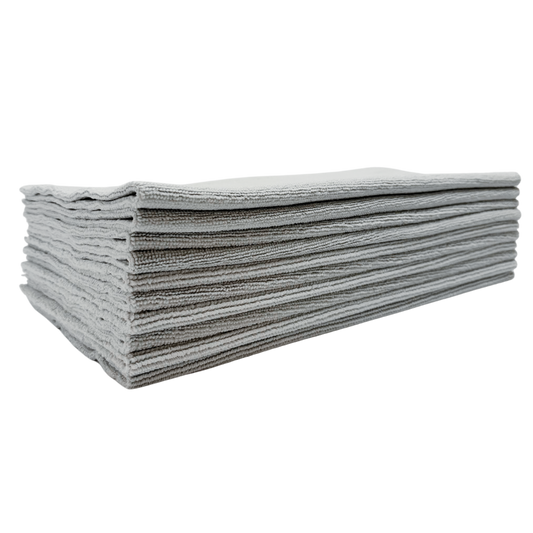 Grey Edgeless Microfiber - Pack of 10