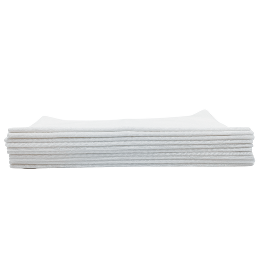 White Edgeless Microfiber -  Pack of 10