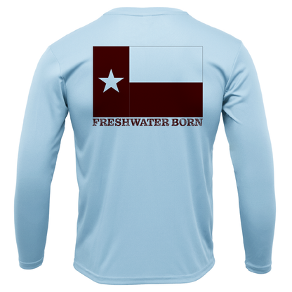 College Station Freshwater Born Girl's Long Sleeve UPF 50+ Dry-Fit Shirt