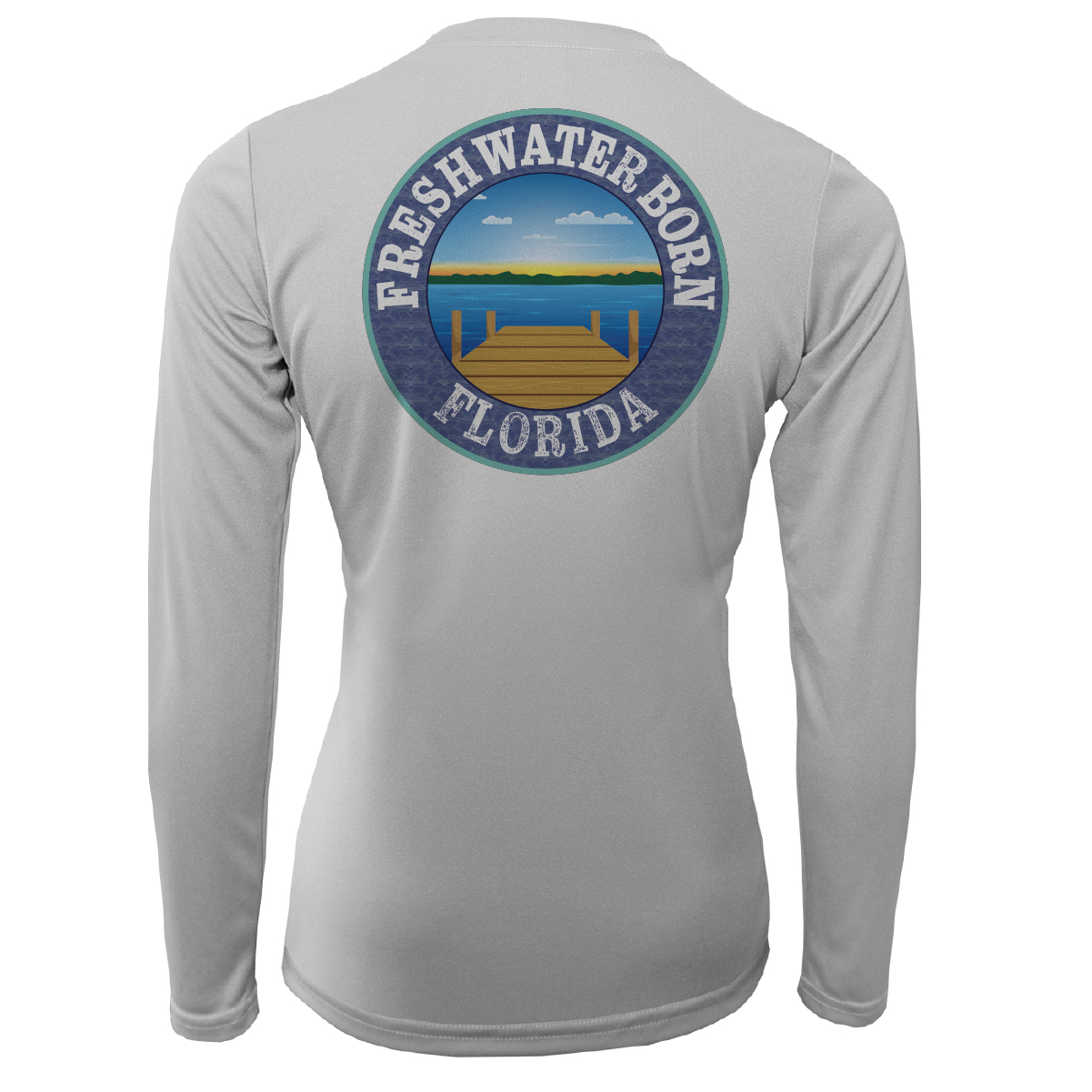 State of Florida Freshwater Born Women's Long Sleeve UPF 50+ Dry-Fit Shirt