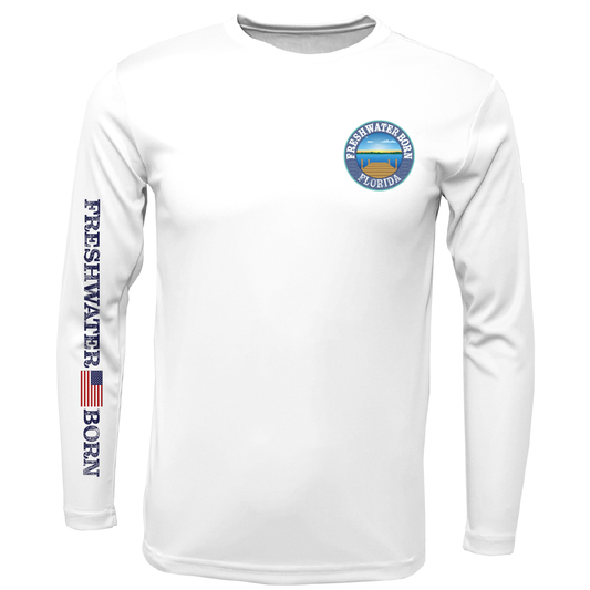 Florida Freshwater Born Kraken Boy's Long Sleeve UPF 50+Dry-Fit Shirt