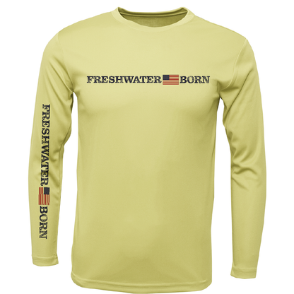 Florida Freshwater Born Linear Logo Men's Long Sleeve UPF 50+ Dry-Fit Shirt