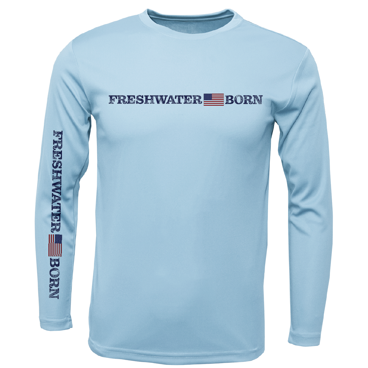 Florida Freshwater Born Linear Logo Girl's Long Sleeve UPF 50+ Dry-Fit Shirt