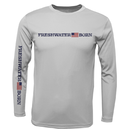 Florida Freshwater Born Linear Logo Boy's Long Sleeve UPF 50+ Dry-Fit Shirt