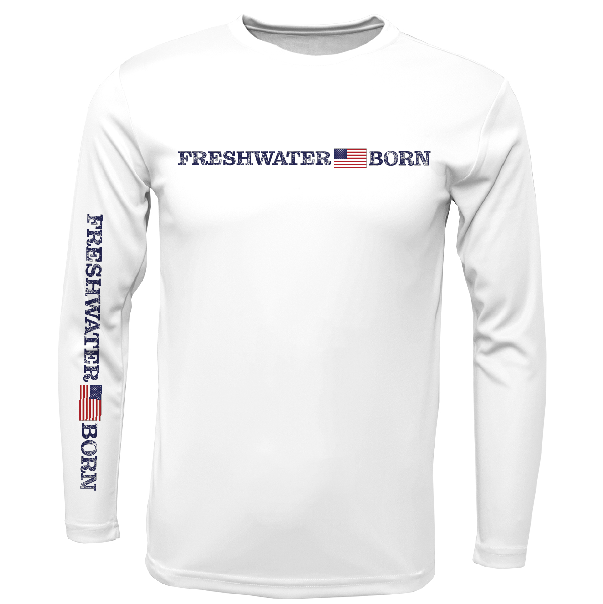 Florida Freshwater Born Linear Logo Girl's Long Sleeve UPF 50+ Dry-Fit Shirt