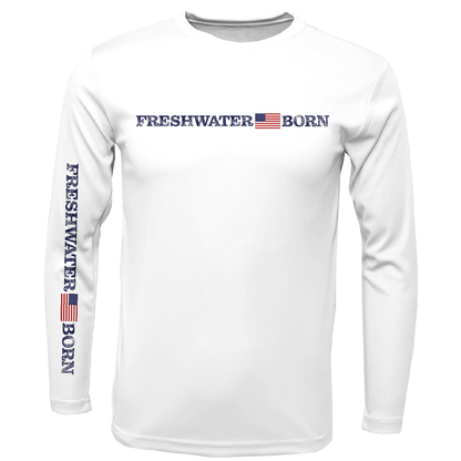 Florida Freshwater Born Linear Logo Girl's Long Sleeve UPF 50+ Dry-Fit Shirt