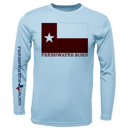 Texas A&M Edition Freshwater Born Men's Long Sleeve UPF 50+ Dry-Fit Shirt