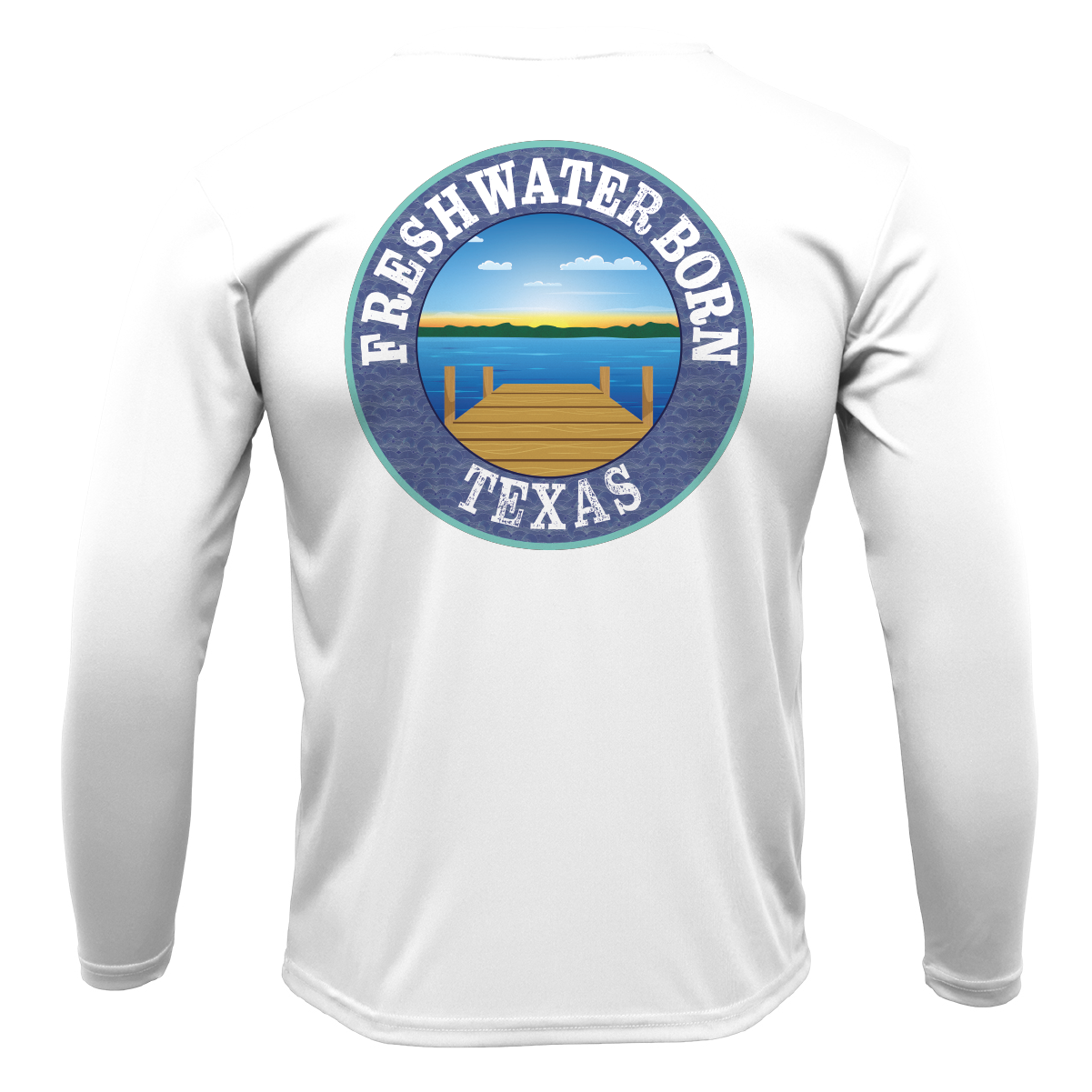 TCU Edition Freshwater Born Men's Long Sleeve UPF 50+ Dry-Fit Shirt