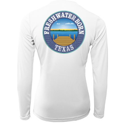 Texas USA Freshwater Born Women's Long Sleeve UPF 50+ Dry-Fit Shirt
