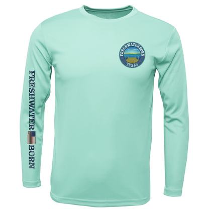 Texas Freshwater Born "All For Rum and Rum For All" Boy's Long Sleeve UPF 50+ Dry-Fit Shirt