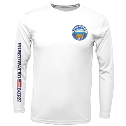 Texas Freshwater Born "All For Rum and Rum For All" Men's Long Sleeve UPF 50+ Dry-Fit Shirt