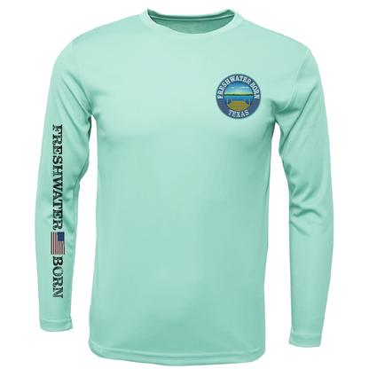 Texas Freshwater Born "Surrender The Booty" Men's Long Sleeve UPF 50+ Dry-Fit Shirt