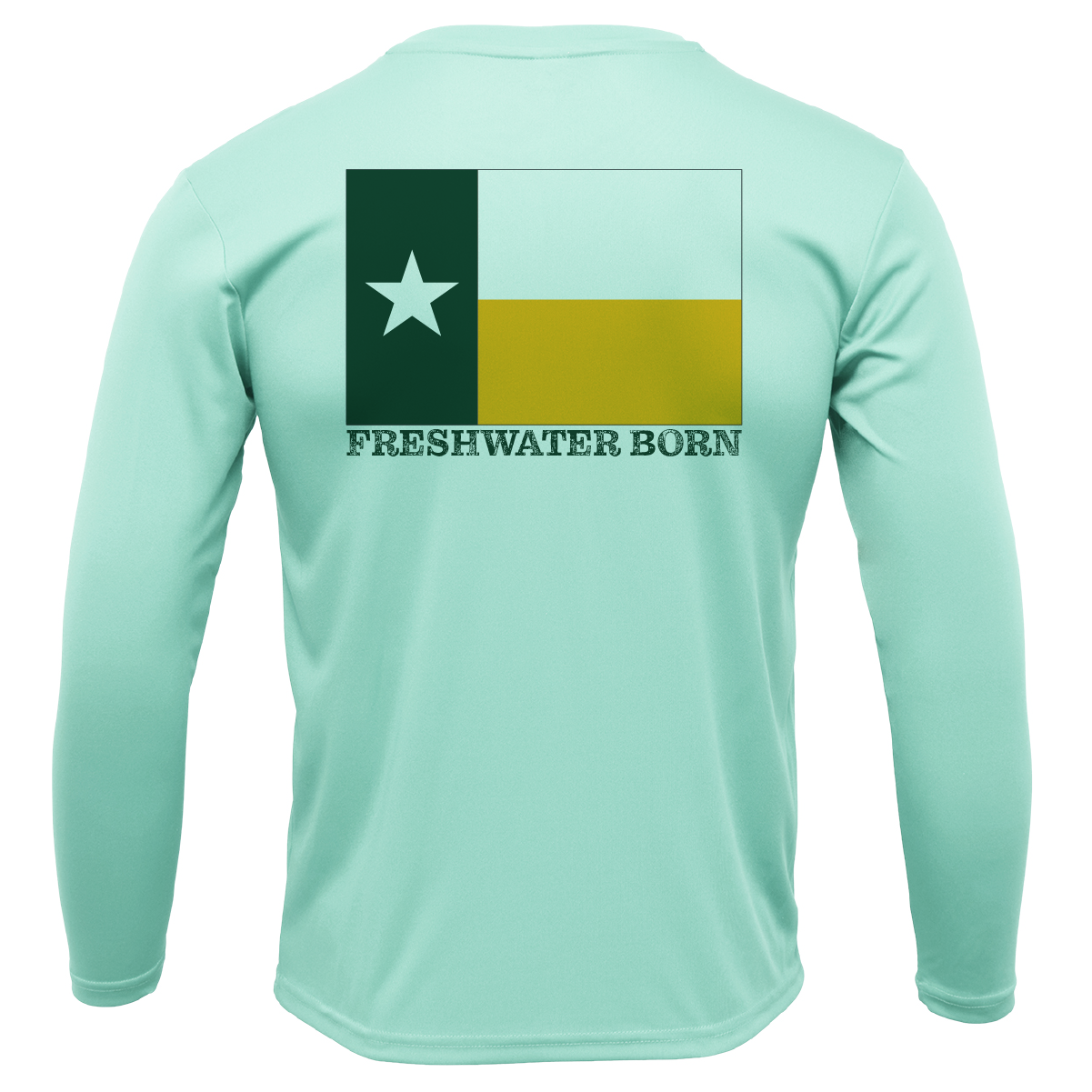 Waco Freshwater Born Girl's Long Sleeve UPF 50+ Dry-Fit Shirt