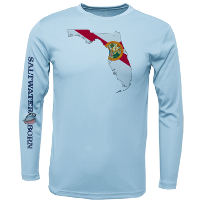 Key West, FL State of Florida Long Sleeve UPF 50+ Dry-Fit Shirt