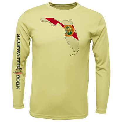 Key West, FL State of Florida Long Sleeve UPF 50+ Dry-Fit Shirt