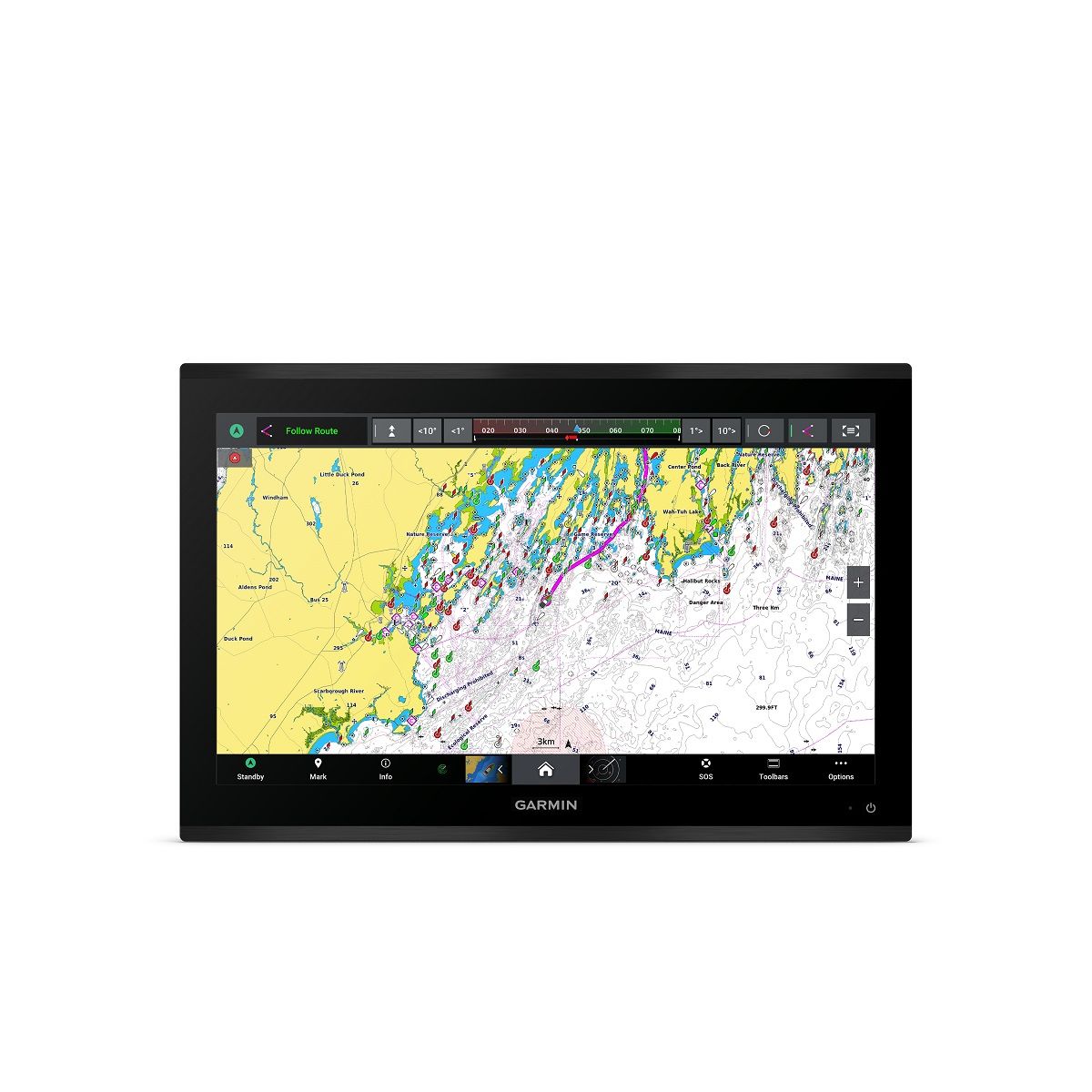 Garmin 4K GPSMAP9224 24in Plotter With US and Canada GN+ | SendIt Sailing