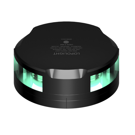 Lopolight 2nm 360 Degree Green Black with FB Base | SendIt Sailing