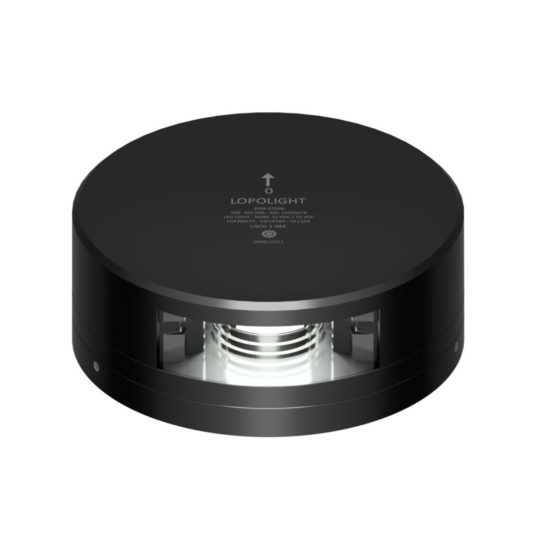 Lopolight 2nm Stern Black with FB Base | SendIt Sailing