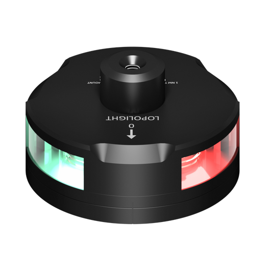 Lopolight 1nm Tri-Color with Windex Mount and Light FB Base Black | SendIt Sailing