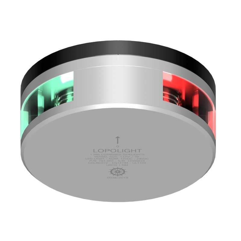 Lopolight 2nm Comb Sidelight Upside-Down with FB Base | SendIt Sailing
