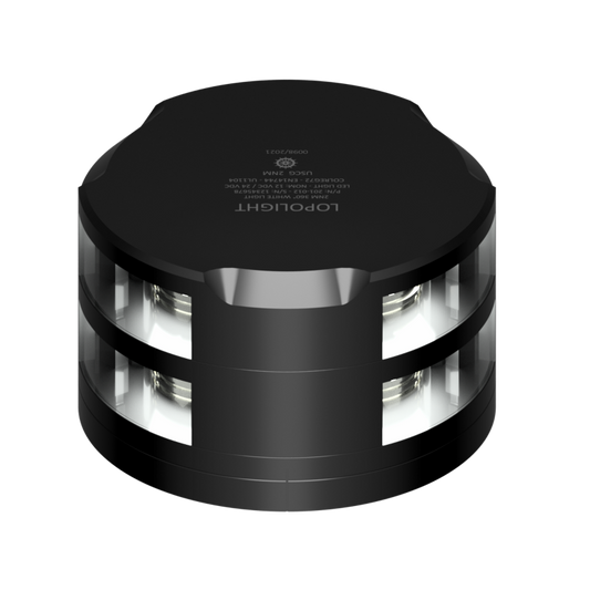 Lopolight 2nm 360 Degree White Double Black with FB Base | SendIt Sailing