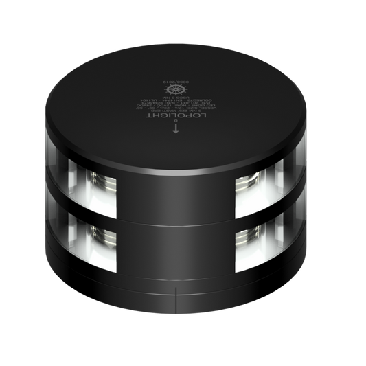 Lopolight 3nm Masthead Double Black with FB Base | SendIt Sailing