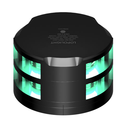 Lopolight 2nm 360 Degree Green Double Black with FB Base | SendIt Sailing