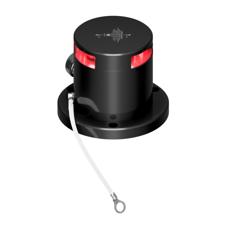 Lopolight 2nm 180 Degree Red Hor. Mount Dimmable Black | SendIt Sailing