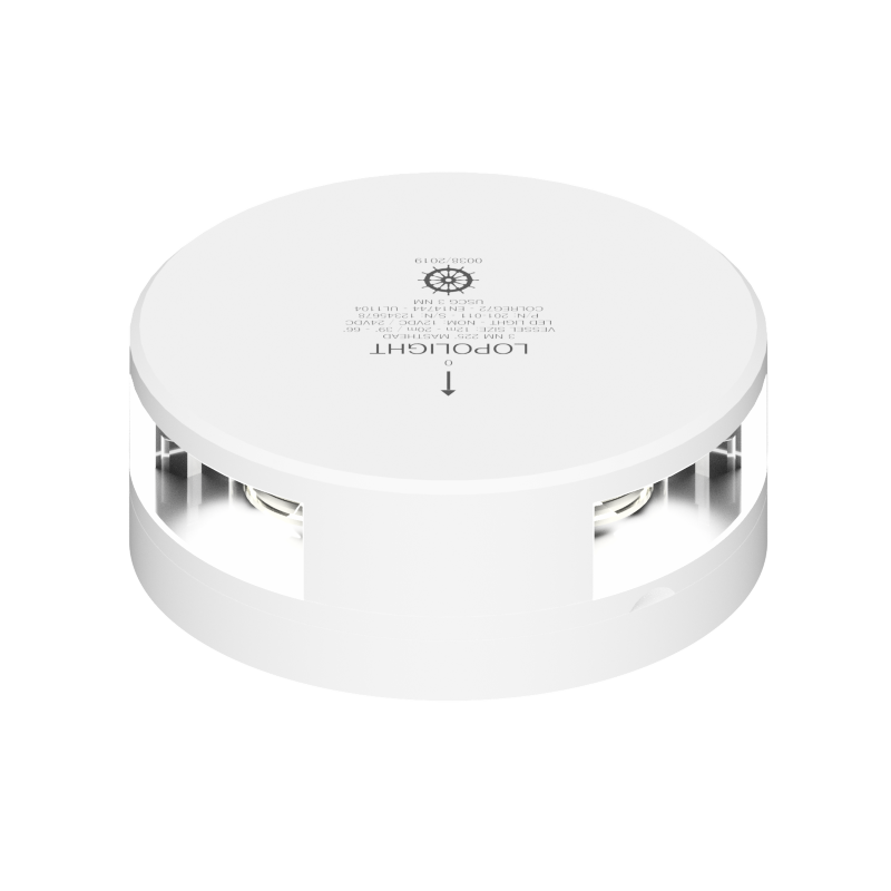 Lopolight 3nm Masthead White Ceramic Coated UL | SendIt Sailing