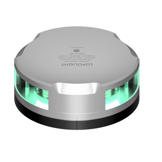 Lopolight 2nm 360 Degree Green Silver with FB Base | SendIt Sailing