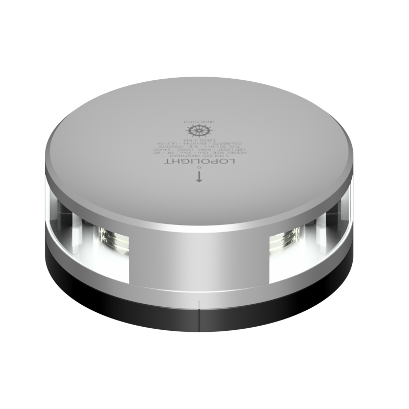 Lopolight 2nm Masthead Silver with FB Base | SendIt Sailing