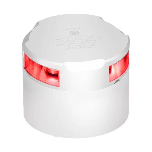 Lopolight 2nm 360 Degree Red White Ceramic Coated | SendIt Sailing